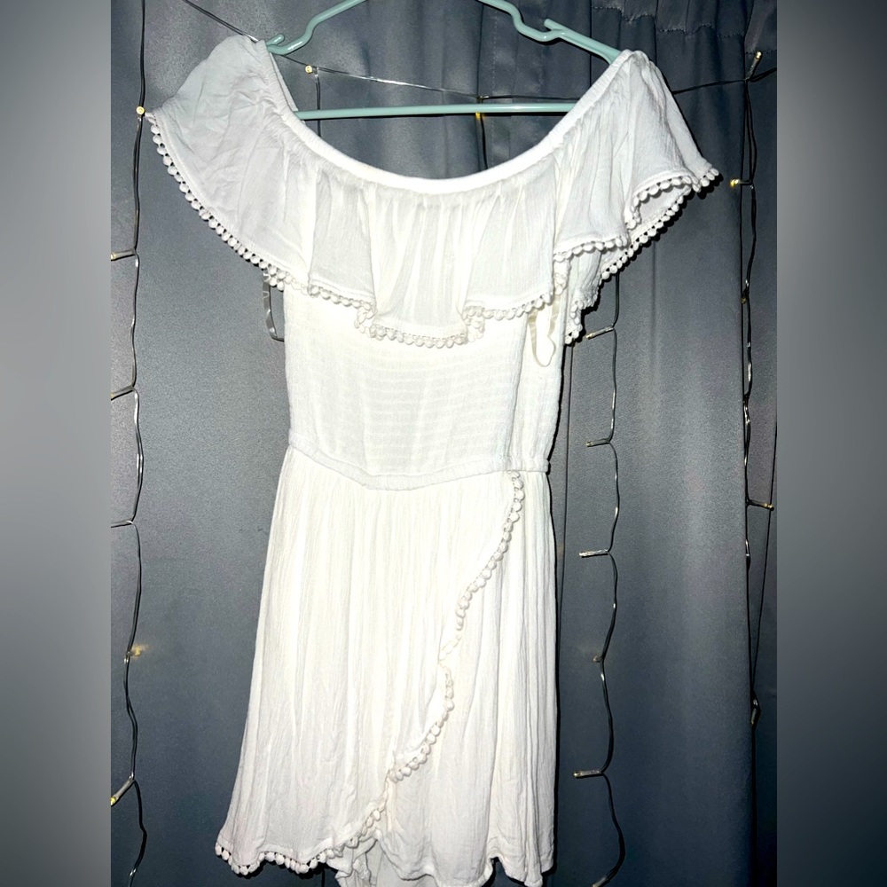 White Boho Flare Romper